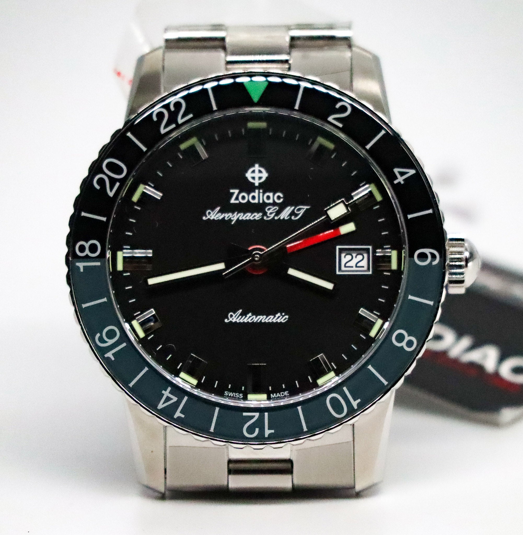 Zodiac Aerospace GMT Z09400 Automatic Limited Edition 40mm – Belmont Watches